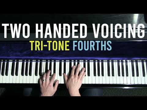 Two Handed Chord Voicing | Tri-tone Fourths | Jazz Piano: Short Practice Ideas