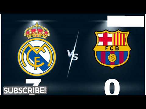 Real Madrid (7) Barcelona (0) 😱😜