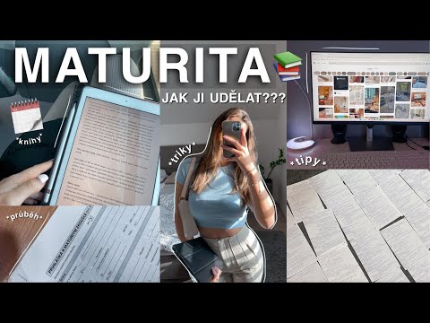 MATURITA | jak ji udělat s přehledem a bez stresu? +materiály