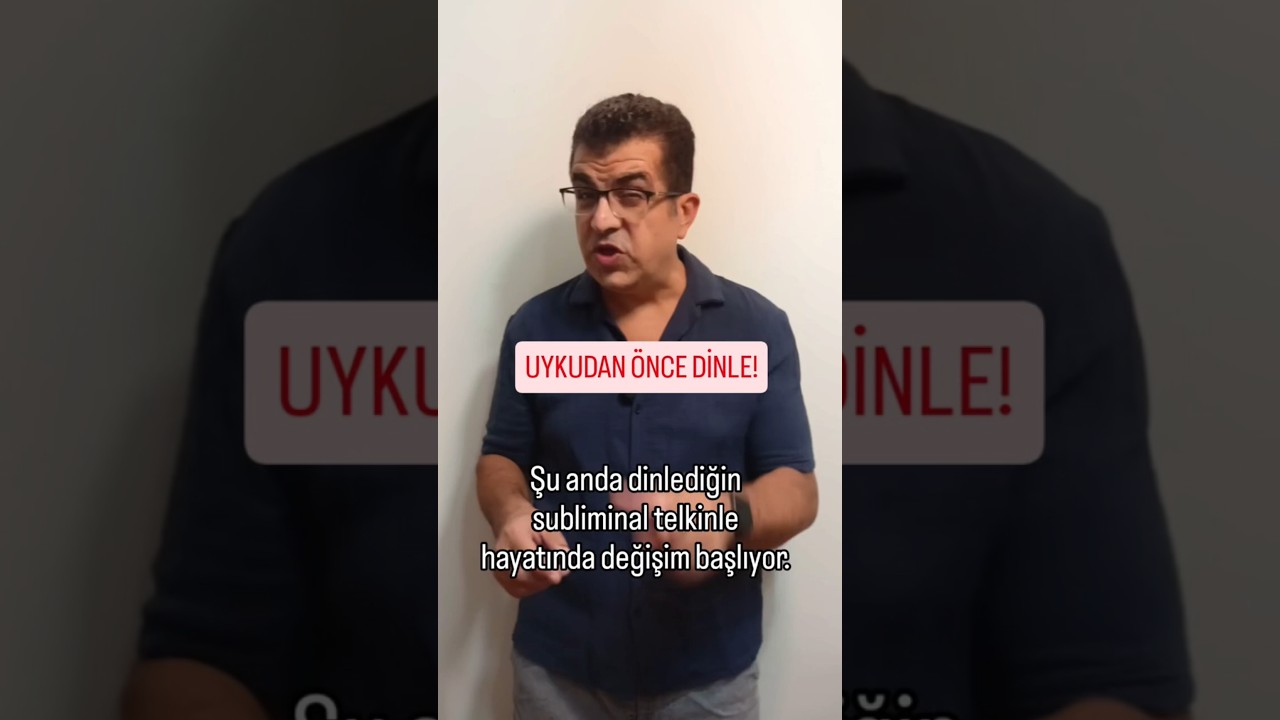 DERİN UYKU BAŞLIYOR... SADECE DİNLE! #çekirdekinanç #atakansönmez #telkincd #hayatımdeğişti