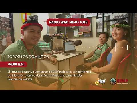 Wao Mimo Tote - Conoce el Proyecto Educativo Comunitario (PEC)
