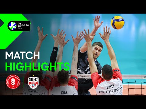 Finals | Highlights | Ziraat Bank ANKARA vs. Asseco Resovia RZESZOW | CEV Volleyball Cup 2025