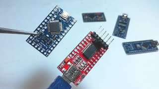 How to program Arduino Pro Mini with FTDI.