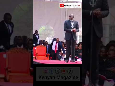 Ruto's Security Team In Action