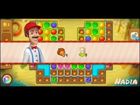 Gardenscapes Level 2394. No Boosters used