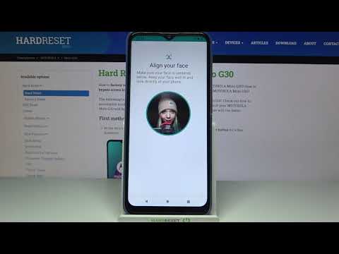 How to Set Up Face Unlock in Motorola Moto G30 - Use Face Recognition
