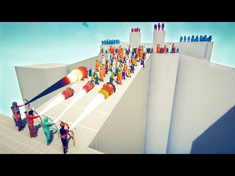 GODS ARMY vs 100x UNITS v3 - Totally Accurate Battle Simulator TABS