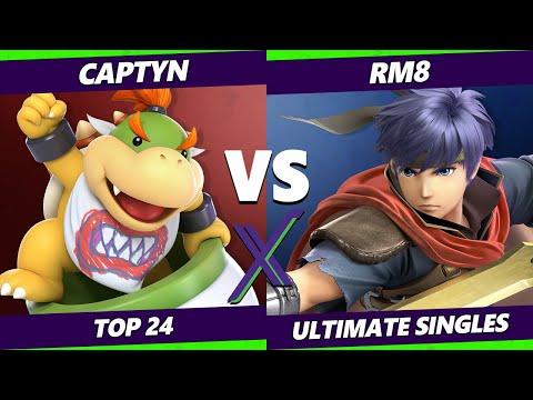 S@X 375 SSBU - Captyn (Bowser Jr.) Vs. RM8 (Ike) Smash Ultimate Top 24