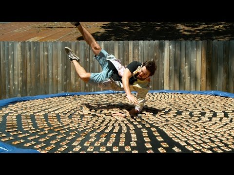 Diving into 1000 Mousetraps in 4K Slow Motion – The Slow Mo Guys