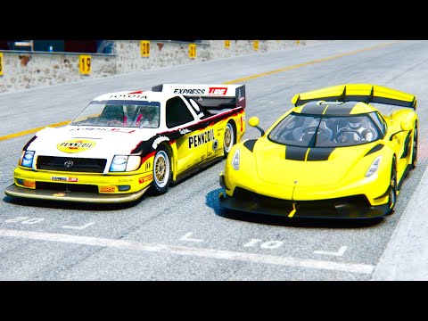 Koenigsegg Jesko vs Millen Tacoma Pikes Peak at Monza GP