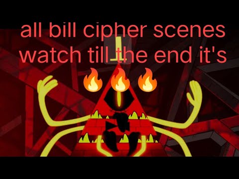 All bill cipher scenes (gravity falls)