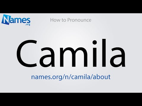 How to Pronounce Camila