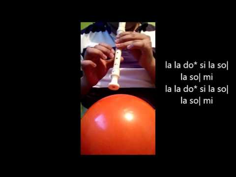 Notas para flauta (ES): Noche de paz, notas para flauta