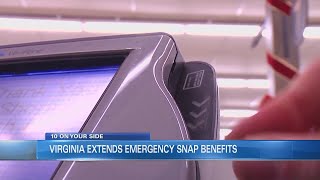 Emergency SNAP benefits extended through October in Virginia