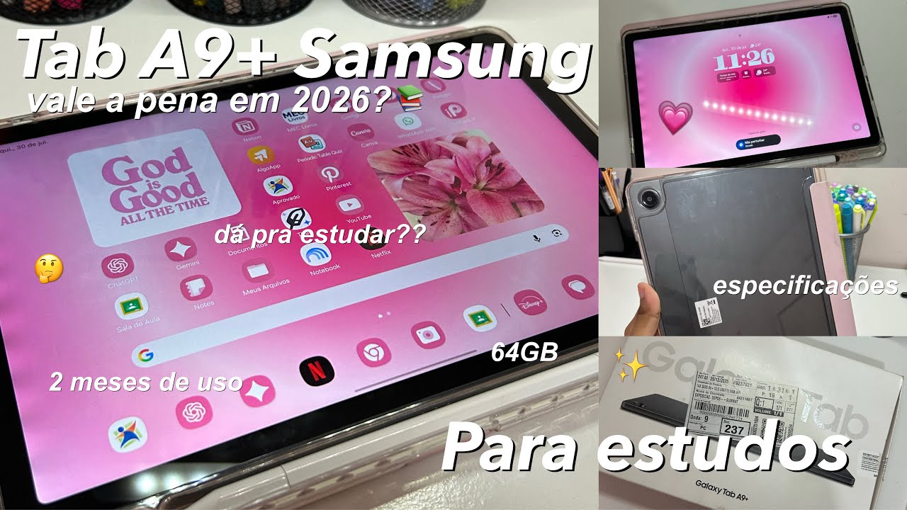 Miniatura da avaliação em vídeo de Tablet Samsung Galaxy Tab Active5 5G 128GB 6GB RAM