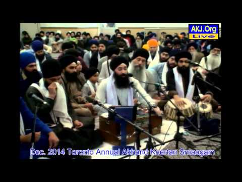 069 Toronto Dec. 2014 Smaagam - Friday Evening Keertan - Bh. Telvinder Singh Jee
