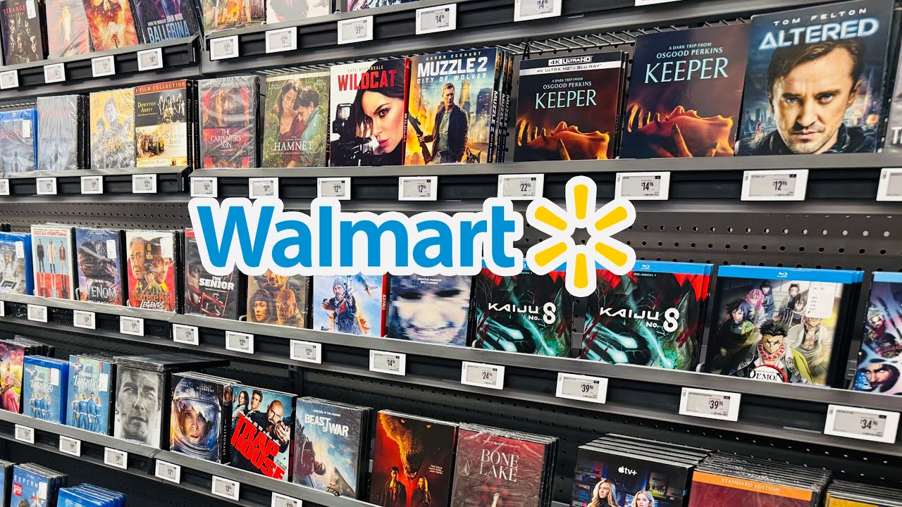 Walmart Movies DVD 4K Ultra HD Videos Physical Media 