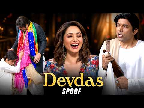 Madhuri Dixit NON-STOP Laughter Watching SRK In DEVDAS Spoof! The Kapil Sharma Show Comedy Clips