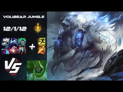 JUNGLE Volibear vs Zac - NA Grandmaster Patch 25.22