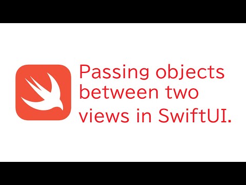 Sharing and updating an object between two views in SwiftUI.
