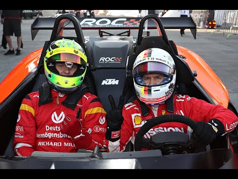 Sebastian Vettel and Mick Schumacher reunite at ROC Sweden 2022 for Team Germany