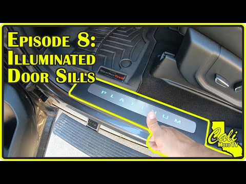 2019 Ford Super Duty F-250 Platinum Illuminated Door Sills