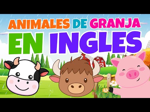 ✨🌈Animales de la Granja en Inglés para Niños: ¡Fácil y Divertido!"🐮🐷🐓