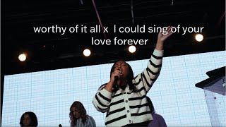 Worthy Of It All, I Could Sing Of Your Love Forever Mashup | V1 Worship