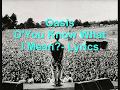 Oasis - D'You Know What I Mean? - lyrics. - Música Juanito Oasis - D'You Know What I Mean? - lyrics.