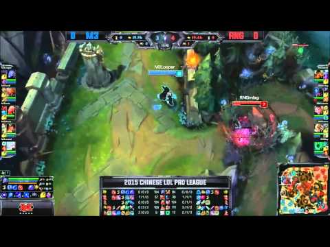 M3 (Lovecd Janna) VS RNG (Xiaohu Jayce) Game 1 Highlights - 2015 LPL Summer W6D3