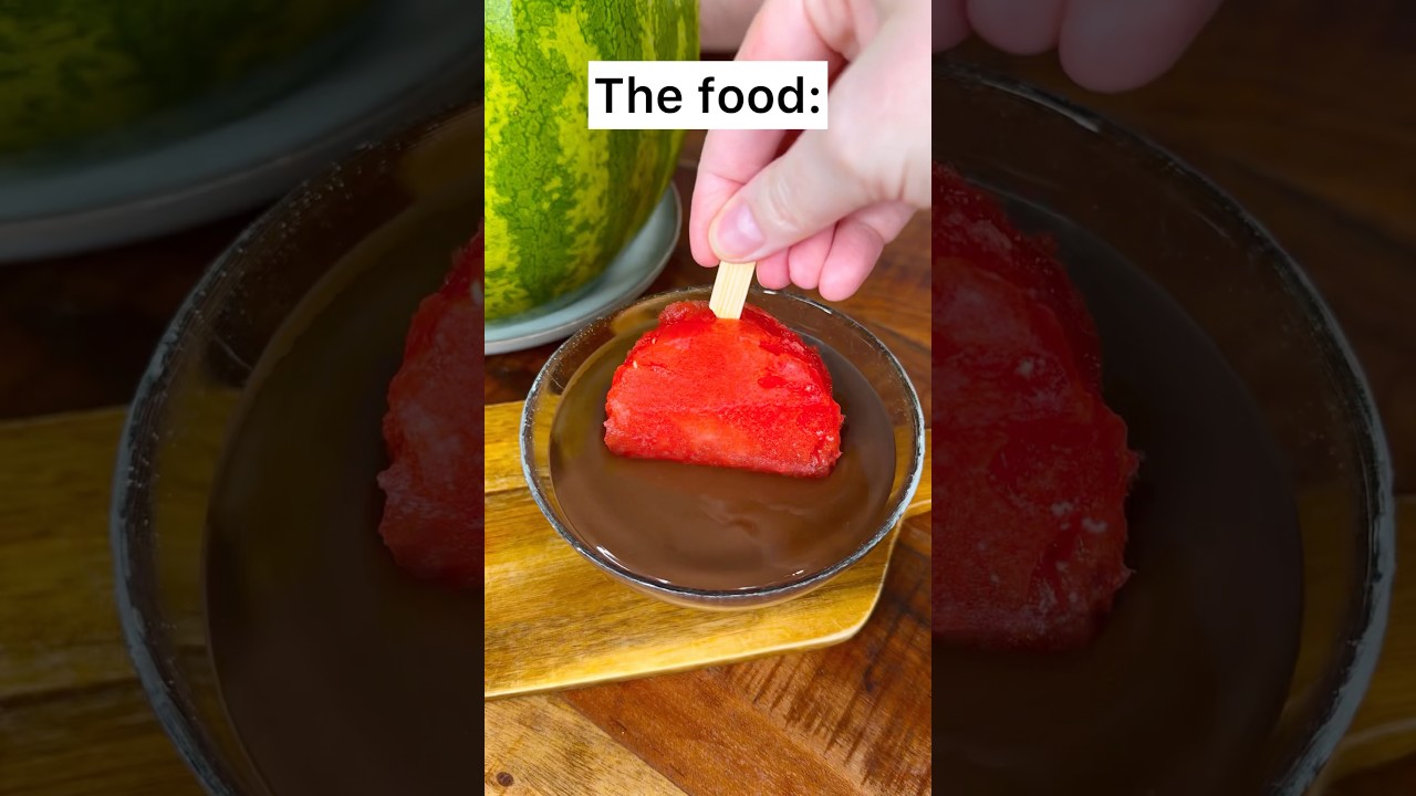 How to make the best CHOCOLATE MELON for mom?😅❤️🍉| CHEFKOUDY