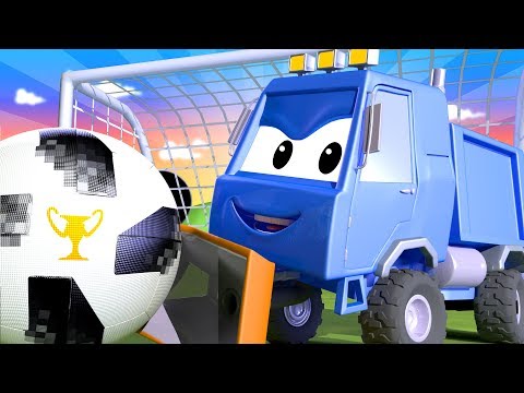 Tom der Abschleppwagen -  Fifa Spezial Folge - Sams Schneepflug Fällt ab - Cartoons für Kinder 🚓 🚒