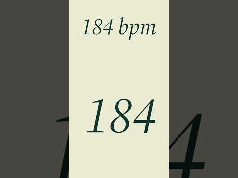 184 #bpm #metronome #beatsperminute