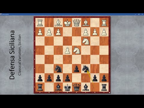 Defensa Siciliana: Classical Variation, Sicilian