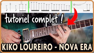 KIKO LOUREIRO /Angra -  Nova Era solo cover - TUTORIAL w/ Tabs