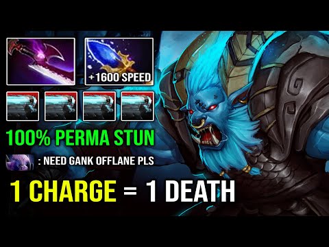 1 CHARGE = 1 DELETE 1600 Move Speed Spirit Breaker 100% OP Deleted Everyone Perma Stun Dota 2