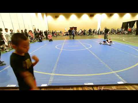 45 Lbs Rr Rnd 1 - Jaxsen Brown, HeadHunters Wrestling Club Vs Charles Benwell, Rampage Wrestling B