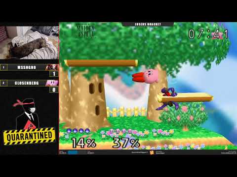 QR2 West - MissingN0 (Captain Falcon) Vs. Closenberg (Kirby) Super Smash Bros - SSB64