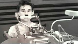 Modern Times - Charlie Chaplin Eating Machine