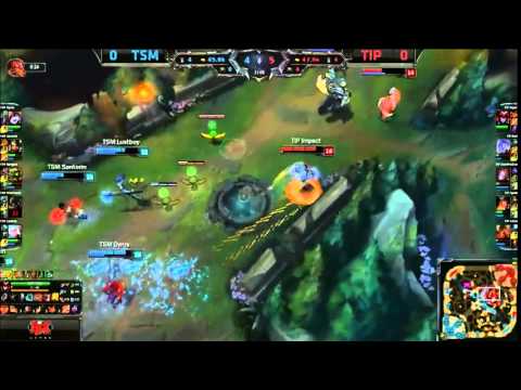 TSM Bjergsen Urgot VS Impulse Xiaoweixiao Orianna Game 1 Highlights   2015 NA LCS Spring Semi