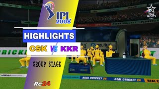 CSK vs KKR | IPL Highlights | Chennai Super Kings vs Kolkata Knight Riders | Real Cricket 24