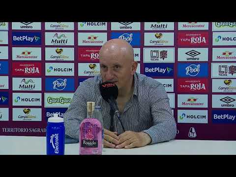 Rueda de prensa de Santa Fe tras su partido con Tolima