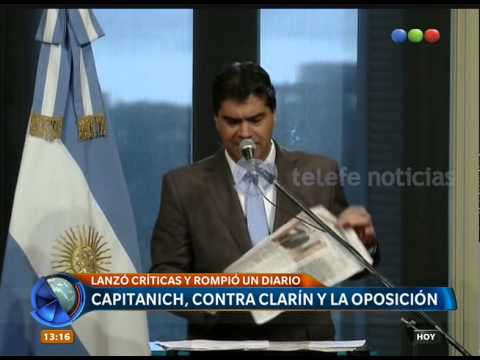 Capitanich contra Clarín y la oposición - Telefe Noticias