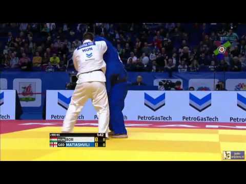 Judo 2016 European Championships Kazan: Bor (HUN) - Matiashvili (GEO) [+100kg] bronze
