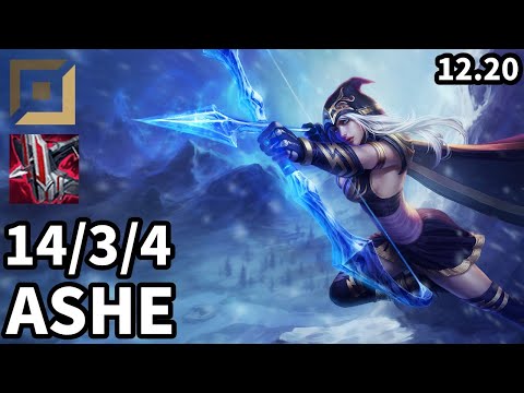 Ashe ADC vs Aphelios - Ranked Master - Patch KR 12.20