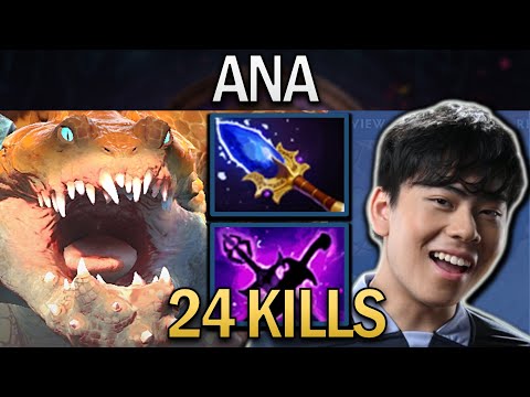 Primal Beast Dota 2 Gameplay Ana with 24 Kills and Aghanims