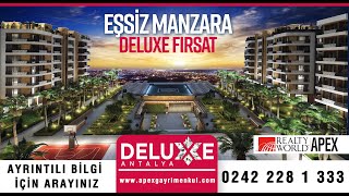 Antalya Satılık Lüks 2+1 , 3+1 ve 4+1 Daireler Deluxe Antalya Projesi 