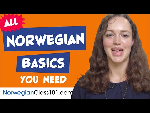 Learn Norwegian Today - ALL the Norwegian Basics for Absolute Beginners