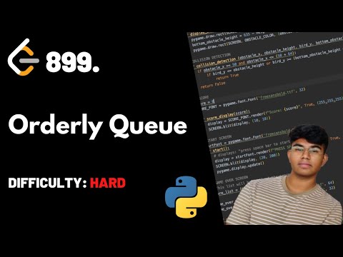 Orderly Queue Leetcode 899 Theory Python Code