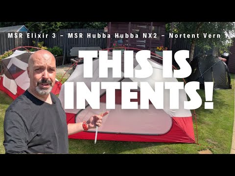 Tent Collection Review | MSR Elixir 3, Hubba Hubba NX2 & Nortent Vern 1